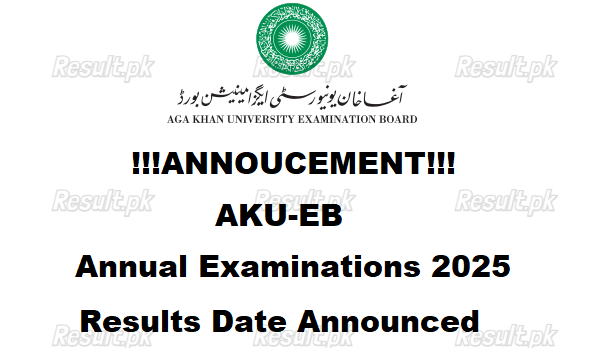 Aga Khan Board Annual Examination Results 2025 Date Announced
