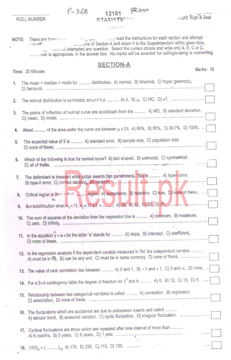 BISE Malakand Board Past Papers 2025 Inter Part 1 2, FA, HSSC, FSC, Intermediate, 11th & 12th