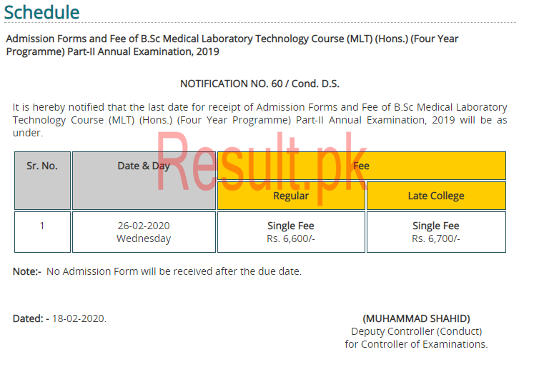 Punjab University Admissions 2024 pu Online