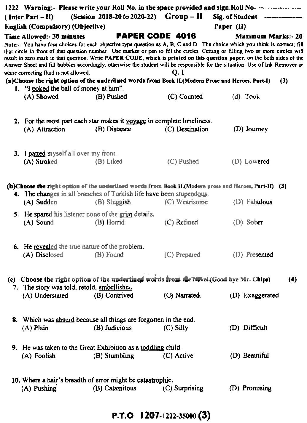 BISE Sargodha Board Past Papers 2025 Inter Part 1 2, FA, HSSC, FSC, Intermediate, 11th & 12th