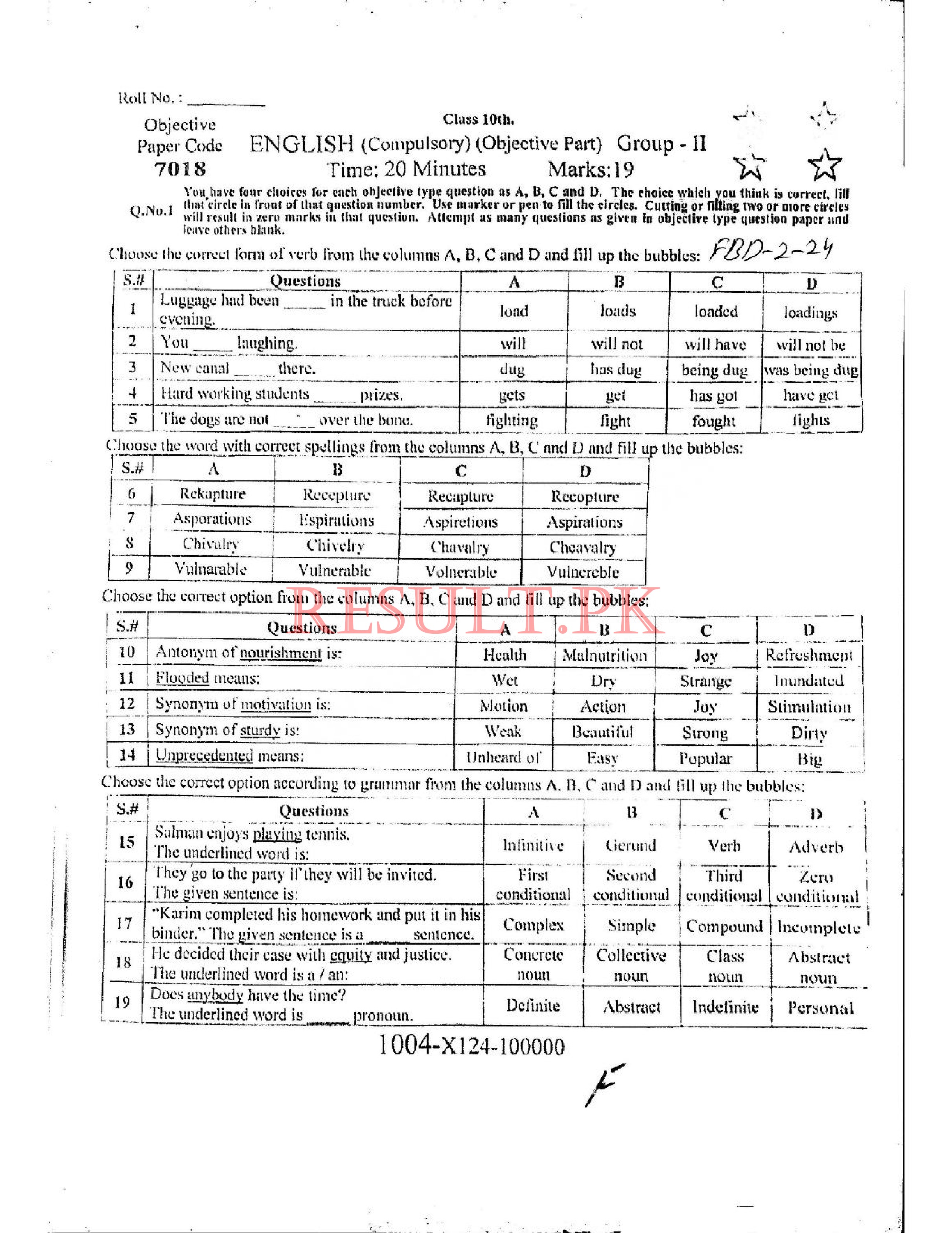 BISE Faisalabad Board Past Papers 2025 Matric, SSC Part 1 & 2, 9th & 10th, Annual & Supply Old