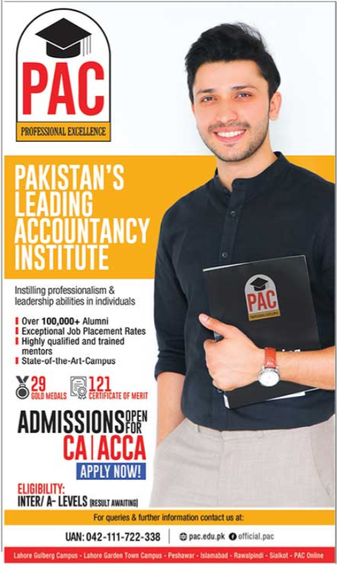 PAC Admissions 2019