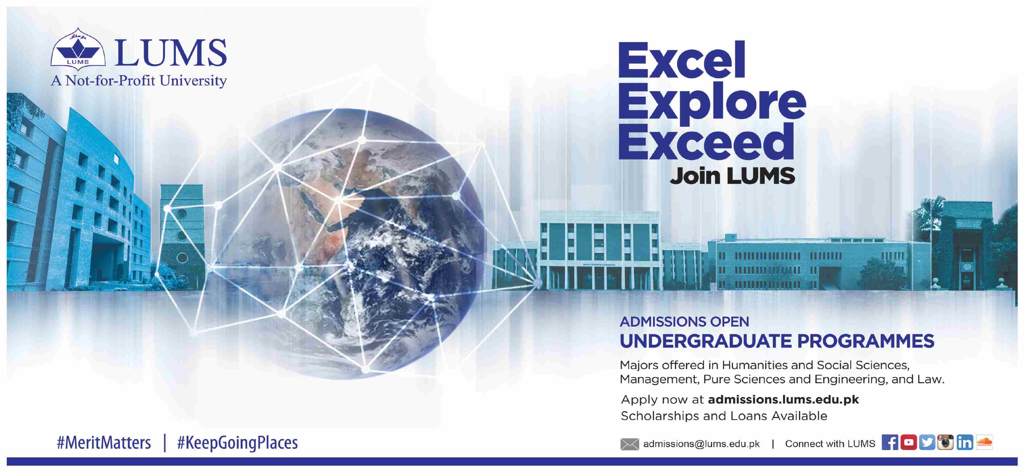 LUMS University Undergraduate Program admission 2019 LUMS University Undergraduate Program admission 2019