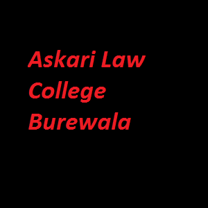 Askari Law College Burewala LLB Admission 2020