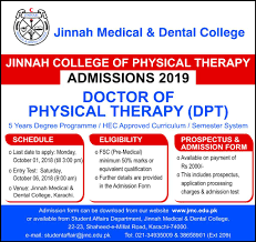 Jinnah Medical and Dental College Admissions 2020