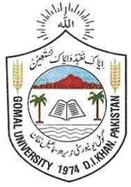 Gomal University D.I.K Master of Arts Date Sheet Exam 2019