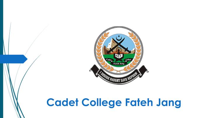 Cadet College Fateh Jang FSc Admissions 2021