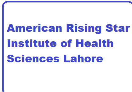 American Rising Star Institute of Health Sci Admissions 2021 American Rising Star Institute of Health Sci Admissions 2021