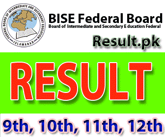 FBISE Inter FA FSC HSSC 2nd Year Result 2021 Date Time