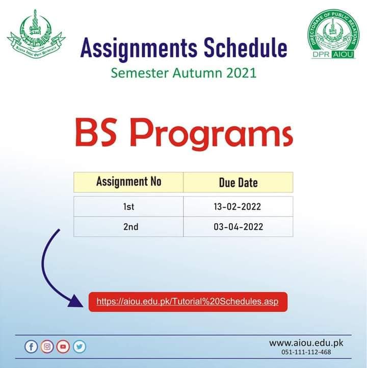 aiou ba 3rd semester assignment 2022