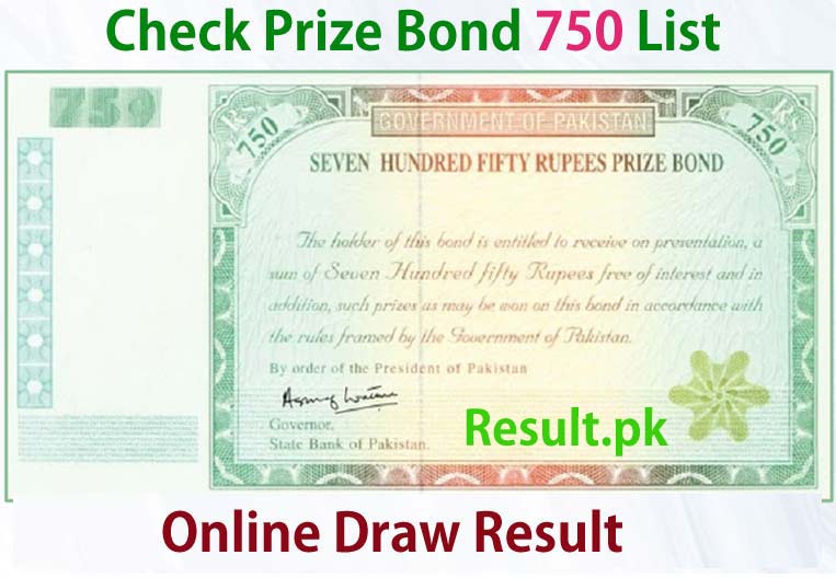 750 Prize Bond List Draw 89 Peshawar Winner List 2022