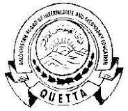 BISE Quetta HSSC 2nd Annual Exams 2022 Date Sheet