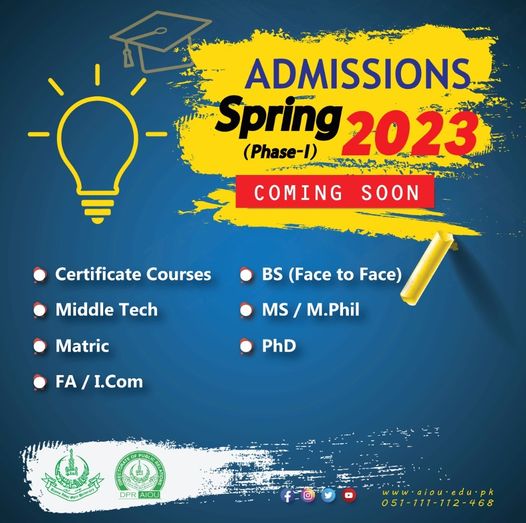 aiou assignment spring 2023 b.com