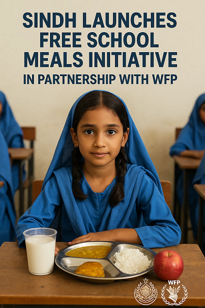 Sindh Launches Free School Meals Initiative in Partnership with WFP Sindh Launches Free School Meals Initiative in Partnership with WFP