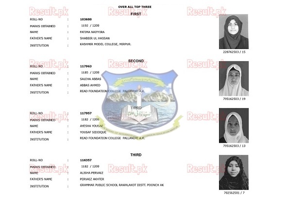 AJK Board 10th Class Position Holders 2025 – Top Students Announced AJK Board 10th Class Position Holders 2025 – Top Students Announced