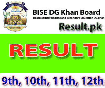 BISE DG Khan 10th Class 2nd Annual Exams Result 2025 BISE DG Khan 10th Class 2nd Annual Exams Result 2025