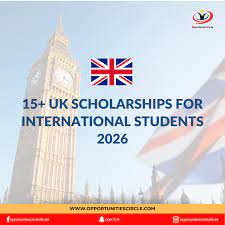 UK University Scholarships for BS MS and PhD Closing January 2026