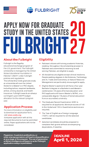 2027 Fulbright Scholarship Pakistan Application Guide