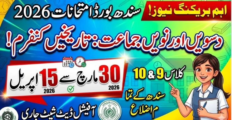 Sindh Confirms Class 9 and 10 Result Dates for 2026