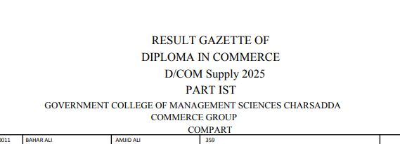 KPBTE D Com Supply Result 2025 Announced Check Online