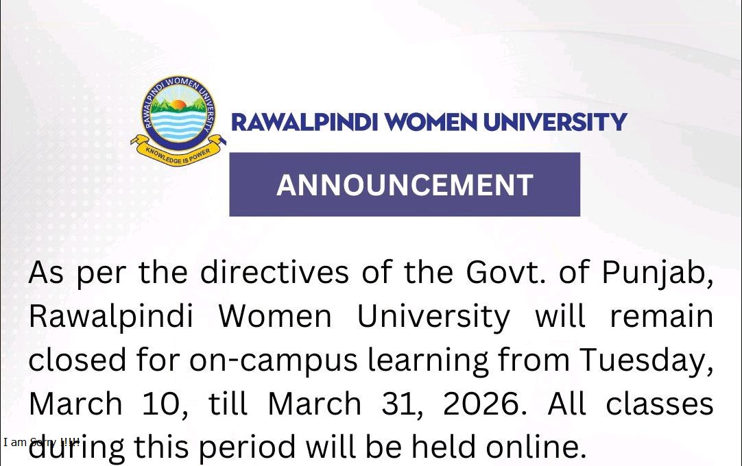 RWU Releases Online Classes Notice 2026