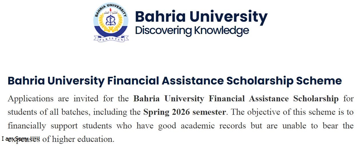 BU Releases Scholarship 2026 for Spring Semester