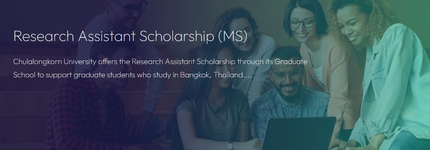 Chulalongkorn University Master Research Assistant Scholarship 2026