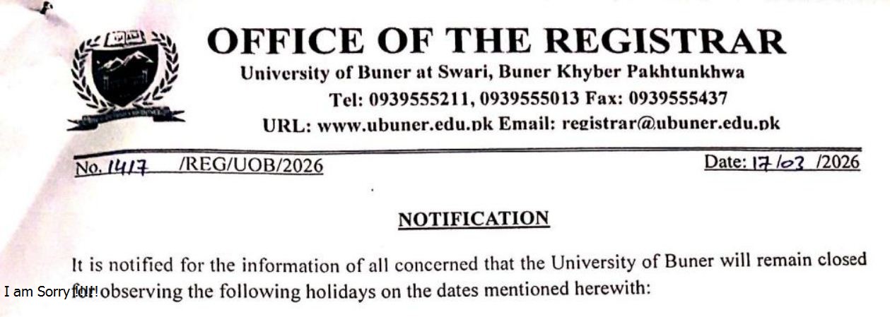 UBuner Announces Holidays Notice 2026 for Eid & Pakistan Day