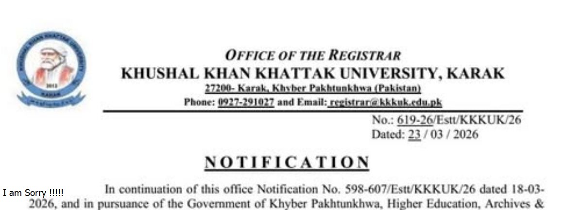 KKKUK Releases Holidays Notice for March 2026