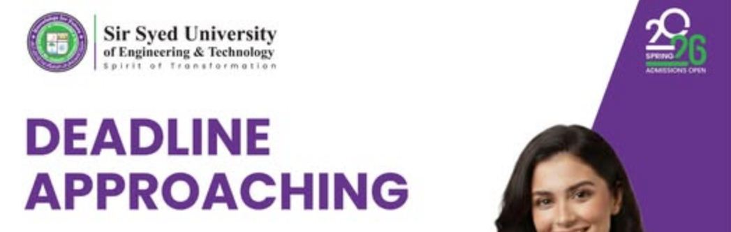 SSUET Application Deadline Notice 2026 Announced