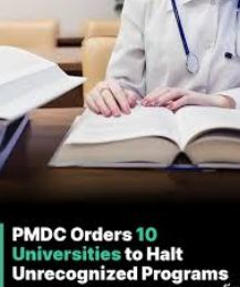 PMDC Halts Unrecognized Programs at 10 Varsities