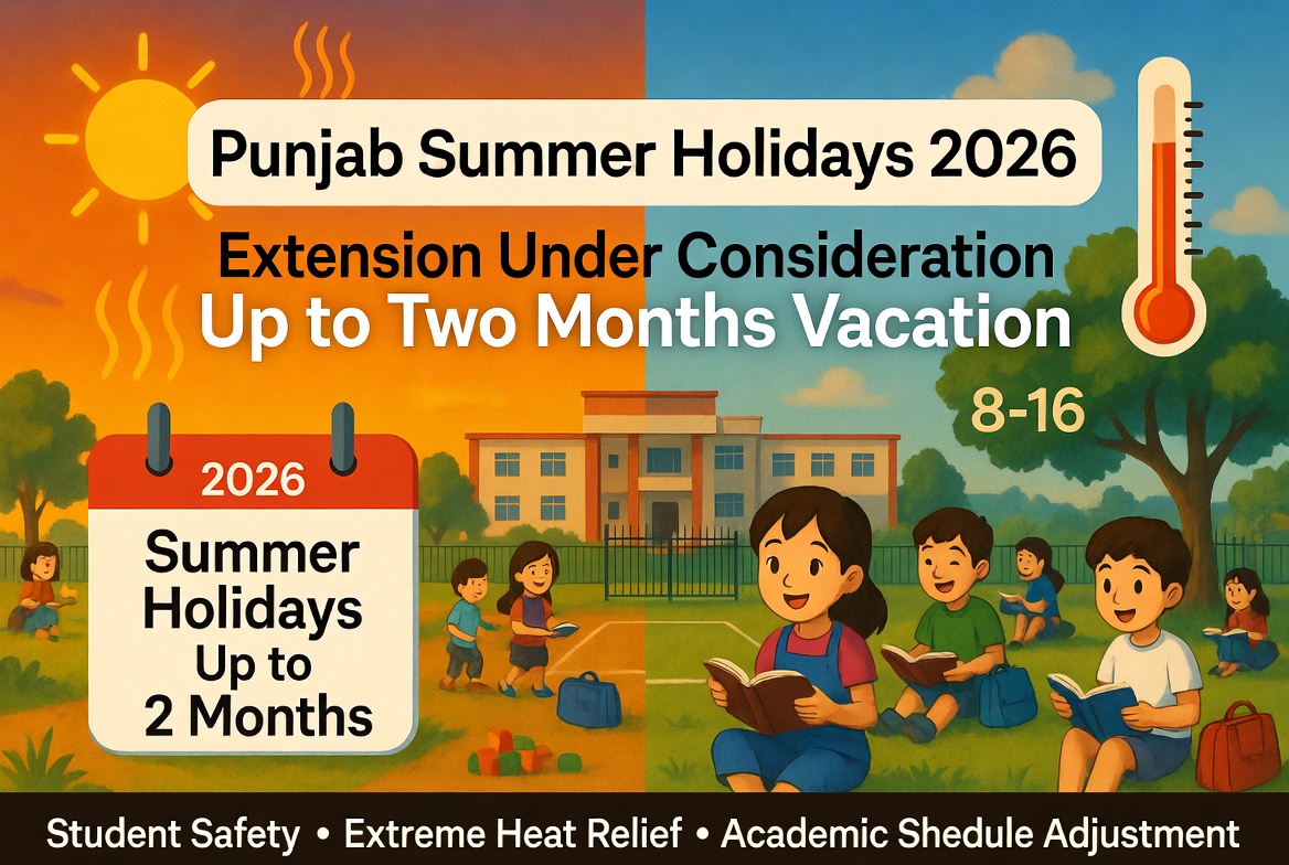 Punjab Summer Holidays Extension Likely for 2026