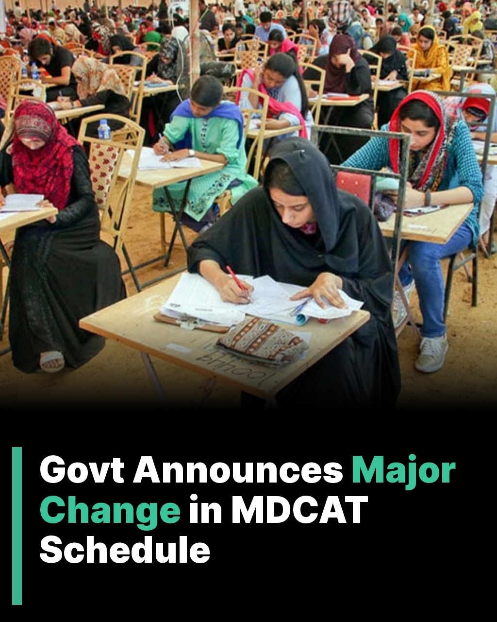 Govt Announces Major Change in MDCAT Schedule 2026