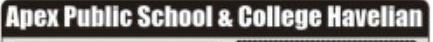 Join Apex Public School and College Havelian Admissions 2026