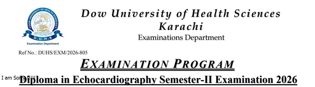 DUHS Diploma Exam Date Sheet 2026 Released