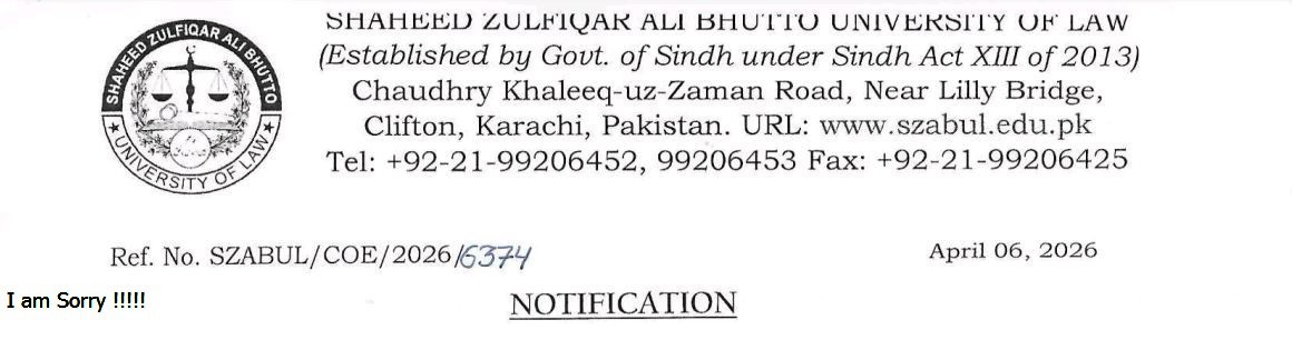 SZABUL Statement of Purpose Submission Notice 2026 Announced