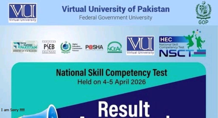 VU Result Announcement Notice 2026 for NSCT Released