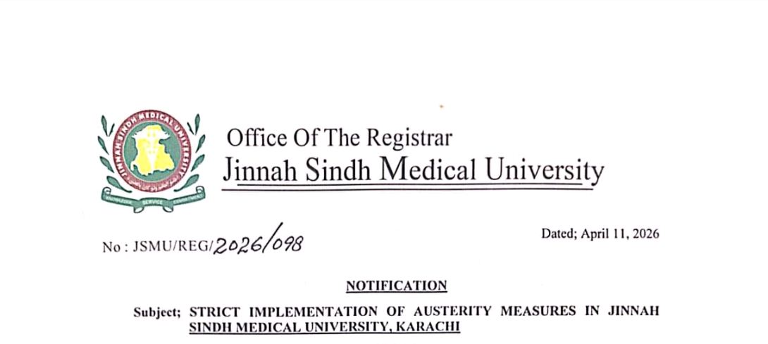 JSMU Austerity Measures Notice 2026 for Staff & Students Released
