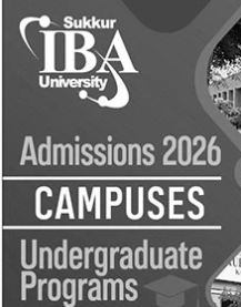 Sukkur IBA University Opens Undergraduate Admissions 2026