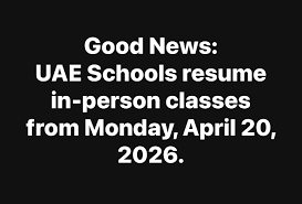 UAE Schools Move Back to Physical Classrooms