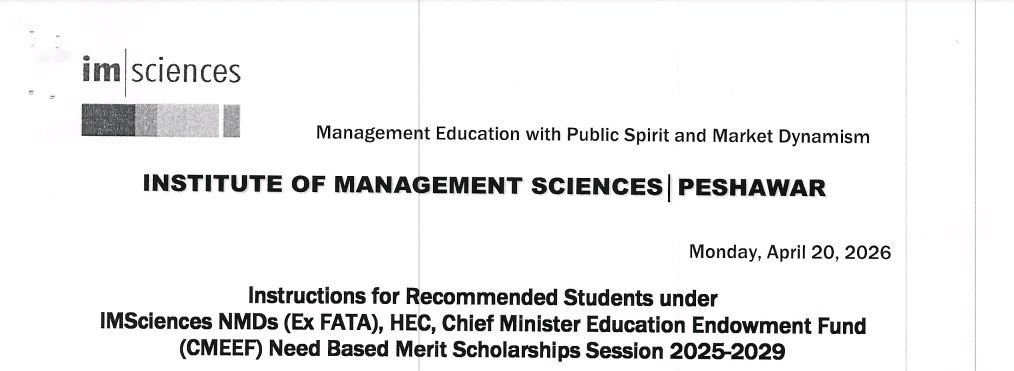 IMS Scholarships Instructions Notice 2026 Released