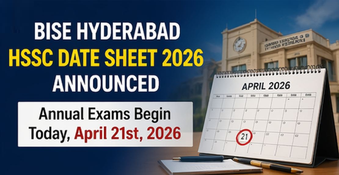 BISE Hyderabad 2026 Inter Exams Begin With Date Sheet