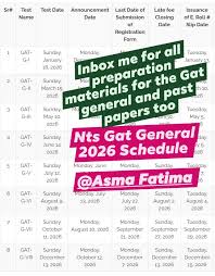 NTS Announces GAT General G III Test Schedule 2026