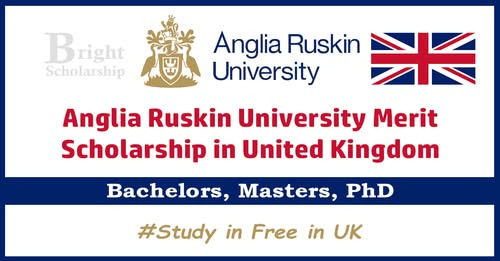 Anglia Ruskin University Merit Scholarship 2026 Open