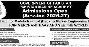 PMA Announces Merchant Navy Registration 2026