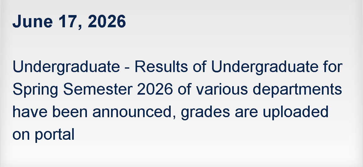 NEDUET Result Notification for Undergraduate Programs 2026 Announced NEDUET Result Notification for Undergraduate Programs 2026 Announced
