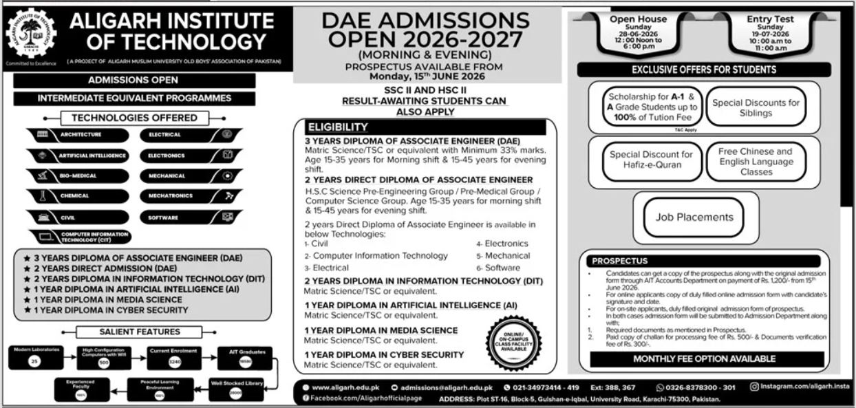 Why Matric Students Are Rushing To AIT Karachi 2026