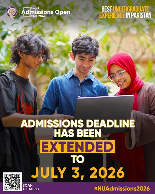 HU Admission Deadline Extension Notice 2026 Announced for Summer Admissions HU Admission Deadline Extension Notice 2026 Announced for Summer Admissions