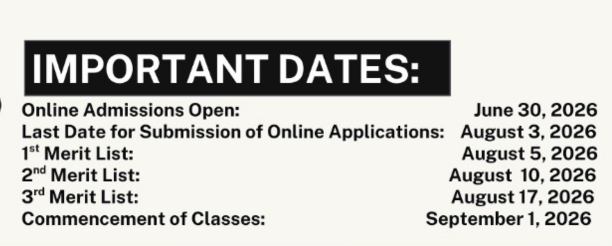 UoC Admission Schedule 2026 Announced for Undergraduate Programs UoC Admission Schedule 2026 Announced for Undergraduate Programs