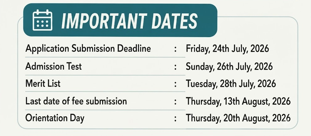 BBSU Admission Schedule 2026 Announced for Fall Admissions BBSU Admission Schedule 2026 Announced for Fall Admissions
